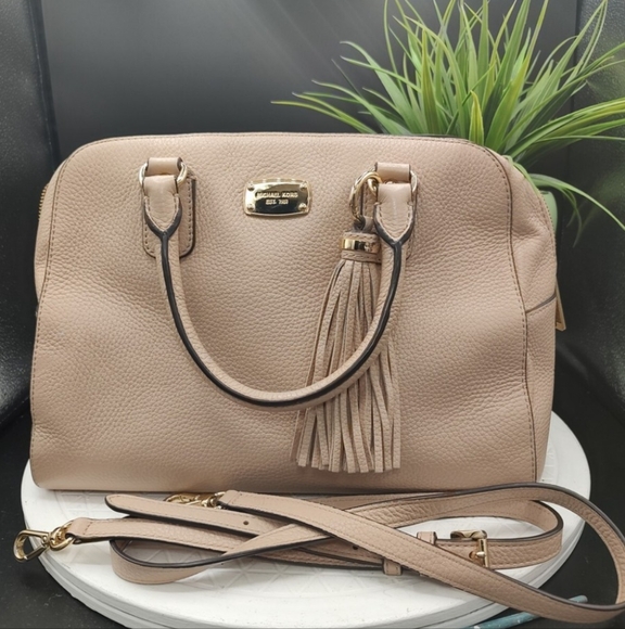 Michael Kors Dusty PinkSatchel with Structured Design - Picture 1 of 10